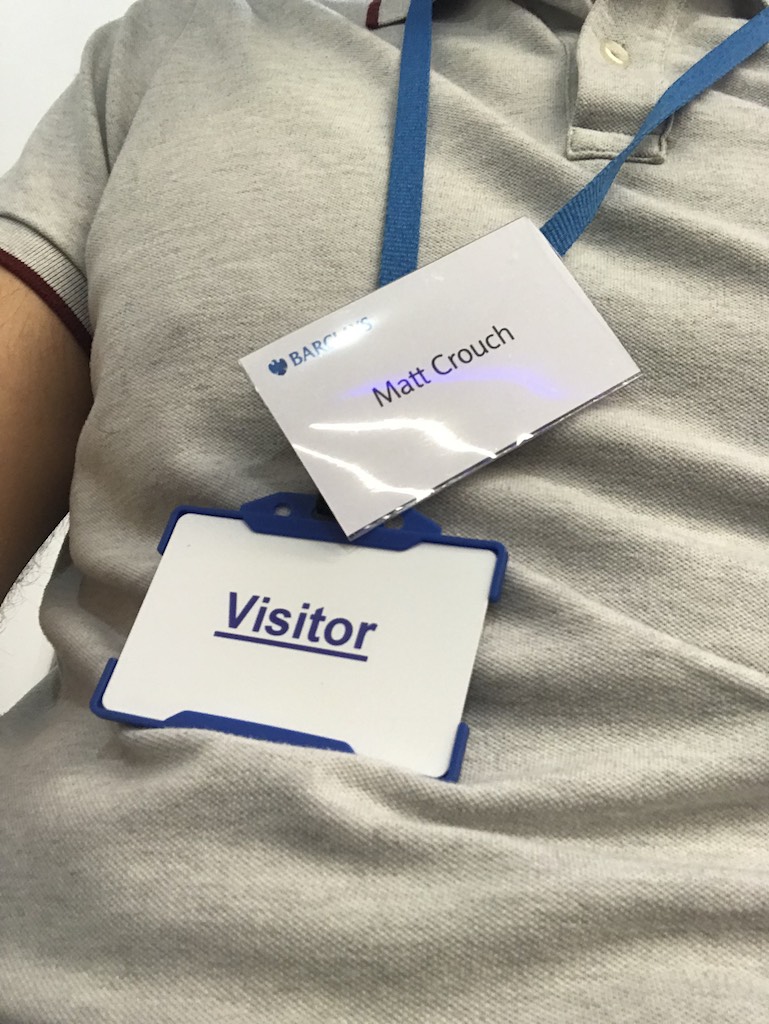 Visitor Badge